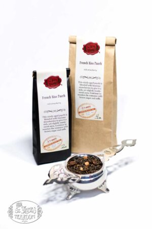 St James Tearoom Online Tea Shop Loose Leaf Black Tea - French Kiss Puerh Bags and Leaves
