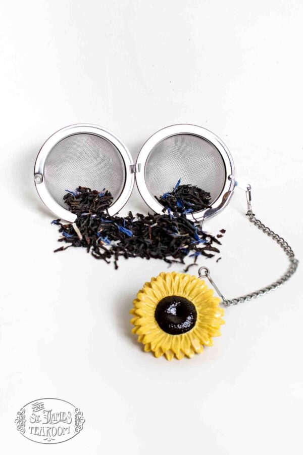 Online Tea Shop Tea Infuser Small Tea Ball with sunflower and tea
