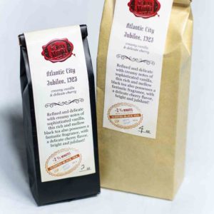 Online Tea Shop Loose Leaf Black Tea - Atlantic City Jubilee 1923 Bags Fruity Cherry Vanilla