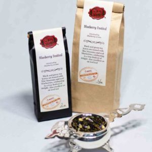 Online Tea Shop Loose Leaf Black Tea - Blueberry Festival Bags and Leaves Fruity Iced Berry