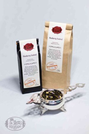 Online Tea Shop Loose Leaf Black Tea - Blueberry Festival Bags and Leaves Fruity Iced Berry