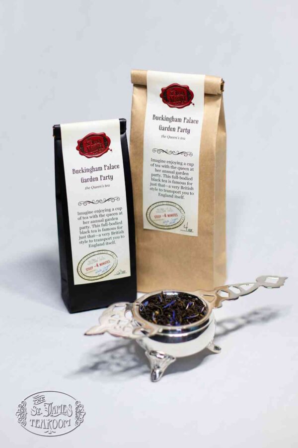 Online Tea Shop Loose Leaf Black Tea - Buckingham Palace Bags and Leaves Floral Jasmine