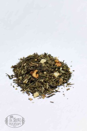 Online Tea Shop Loose Leaf Green Tea - Charleston Green Leaves Nutty Fruity