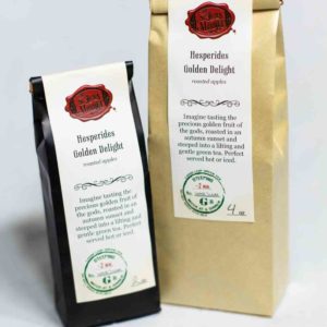 Online Tea Shop Loose Leaf Green Tea - Hesperides Golden Delight Bags Fruity Apple