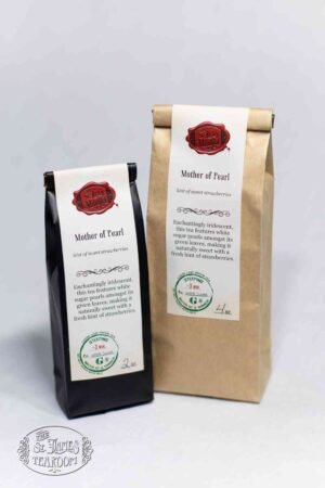 Online Tea Shop Loose Leaf Green Tea - Mother of Pearl Bags Fruity Strawberry