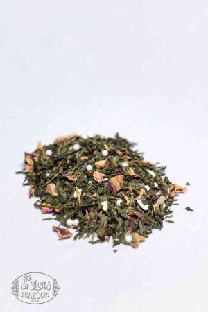 Online Tea Shop Loose Leaf Green Tea - Mother of Pearl Leaves Fruity Strawberry