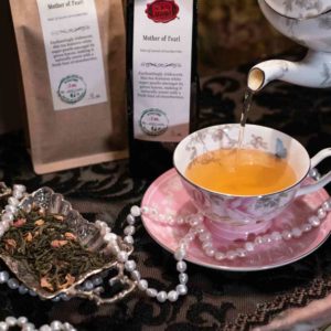 Online Tea Shop Loose Leaf Green Tea - Mother of Pearl in Cup Fruity Strawberry