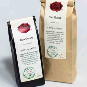Online Tea Shop Loose Leaf Green Tea - Plum Blossom Bags Fruity Plum