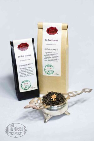 Online Tea Shop Loose Leaf Green Tea - Yin Hao Jasmine Bags and Leaves Classic Floral
