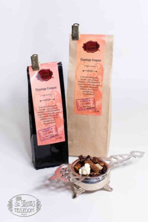 Online Tea Shop Caffeine Free Herbal Tea - Flamingo Croquet Bags and Leaves Popcorn Cinnamon Almond Tisane