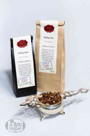 Online Tea Shop Caffeine Free Herbal Tea - Holiday Spice Bags and Leaves Sweet Spice