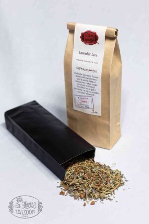 Online Tea Shop Caffeine Free Herbal Tea - Lavender Lace Leaves in Bag Mint Sleepytime Nighttime Upset Stomach