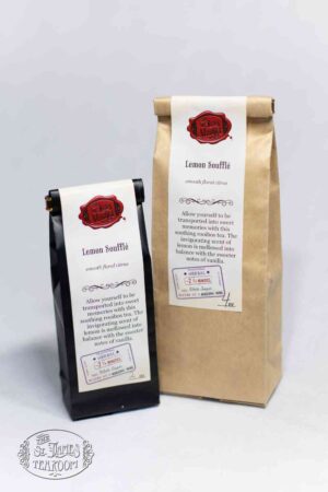 Online Tea Shop Caffeine Free Herbal Tea - Lemon Souffle Bags Smooth Vanilla Floral Rooibos