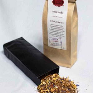 Online Tea Shop Caffeine Free Herbal Tea - Lemon Souffle Leaves in Bag Smooth Vanilla Floral Rooibos