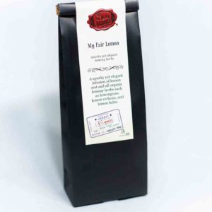 Online Tea Shop Caffeine Free Herbal Tea - My Fair Lemon Bag Lemongrass Lemon Balm Verbena Zest Upset Stomach