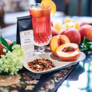 Online Tea Shop Caffeine Free Herbal Tea - Peaches Promenade Iced Fruity Tart Tisane Iced