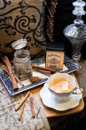 Online Tea Shop Caffeine Free Herbal Tea - Spice Caravan in Teacup Cinnamon Spice Ginger Upset Stomach