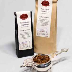 Online Tea Shop Caffeine Free Herbal Tea - Sweet Autumn Crisp Rooibos Bags and Leaves Fall Pineapple