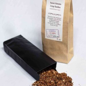Online Tea Shop Caffeine Free Herbal Tea - Sweet Autumn Crisp Rooibos Leaves in Bag Fall Pineapple