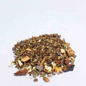 Online Tea Shop Caffeine Free Herbal Tea - Winter Mint Rooibos Leaves Sweet Chocolate Vanilla Apple