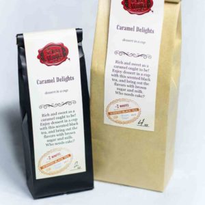Online Tea Shop Loose Leaf Black Tea - Caramel Delights Bags Sweet Dessert