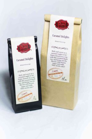 Online Tea Shop Loose Leaf Black Tea - Caramel Delights Bags Sweet Dessert