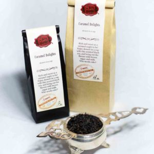Online Tea Shop Loose Leaf Black Tea - Caramel Delights Bags and Leaves Sweet Dessert