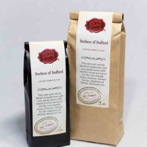 Online Tea Shop Loose Leaf Black Tea - Duchess of Bedford Bags Raspberry Rose Ceylon