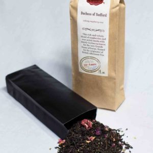 Online Tea Shop Loose Leaf Black Tea - Duchess of Bedford Leaves in Bag Raspberry Rose Ceylon