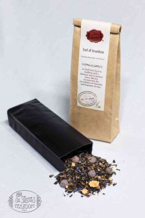 Online Tea Shop Loose Leaf Black Tea - Earl of Grantham Leaves in Bag Chocolate Rose Earl Grey