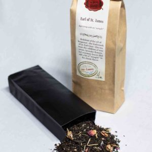 Online Tea Shop Loose Leaf Black Tea - Earl of St. James Leaves in Bag Floral Rose Lavender Earl Grey