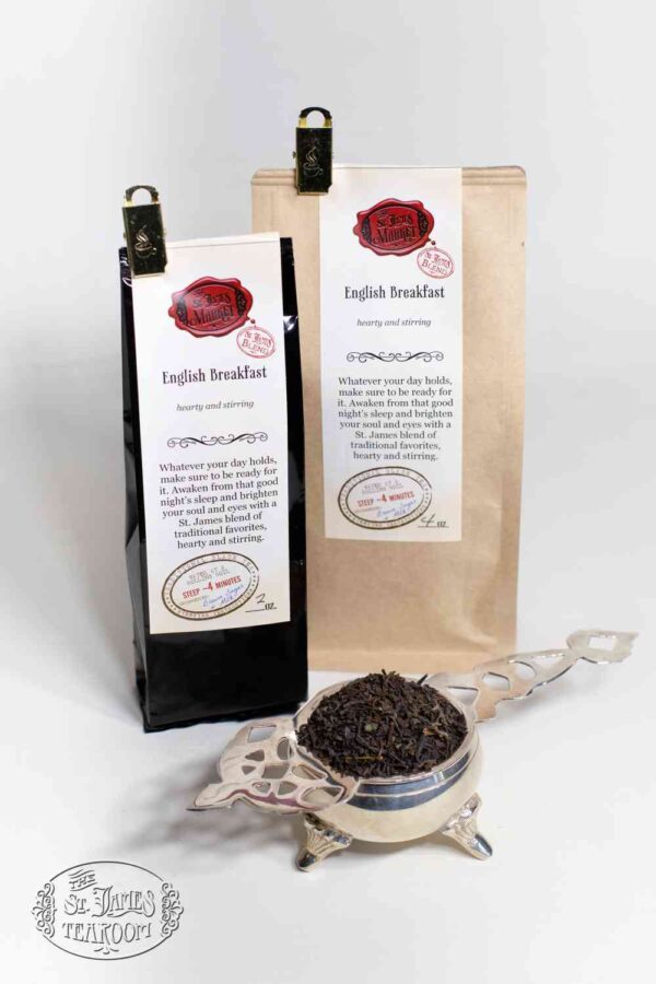 Online Tea Shop Loose Leaf Black Tea - English Breakfast Bags and Leaves Hearty Traditional