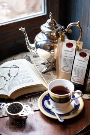 Online Tea Shop Loose Leaf Black Tea - English Breakfast in Teacup Hearty Traditional