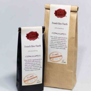 Online Tea Shop Loose Leaf Black Tea - French Kiss Puerh Bags Rich Strawberry