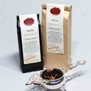 Online Tea Shop Loose Leaf Black Tea - Lady Day Bags and Leaves Pomegranate Iced