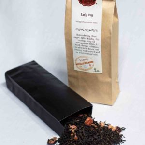 Online Tea Shop Loose Leaf Black Tea - Lady Day Leaves in Bag Pomegranate Iced