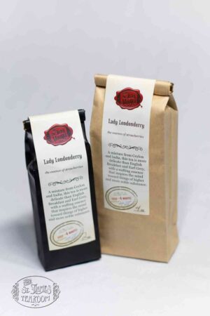 Online Tea Shop Loose Leaf Black Tea - Lady Londonderry Bags Strawberry Lemon Ceylon India