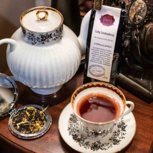Online Tea Shop Loose Leaf Black Tea - Lady Londonderry in Teacup Strawberry Lemon Ceylon India