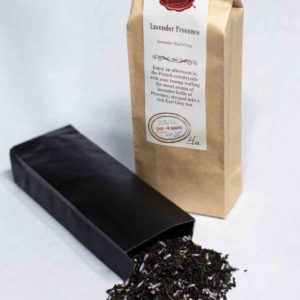 Online Tea Shop Loose Leaf Black Tea - Lavender Provence Leaves in Bag Earl Grey