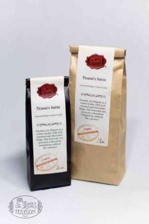 Online Tea Shop Loose Leaf Black Tea - Picasso's Soiree Bags Sweet Caramel Dessert