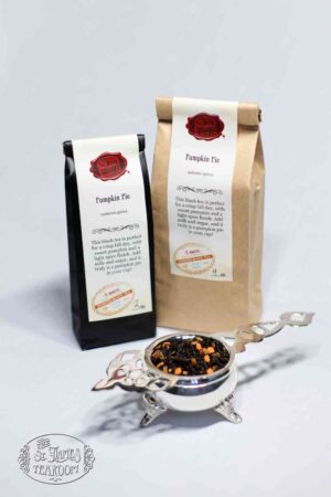 Online Tea Shop Loose Leaf Black Tea - Pumpkin Pie Bags and Leaves Fall Autumn Spice