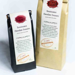 Online Tea Shop Loose Leaf Black Tea - Renaissance Chocolate Treasure Bags Sweet Chocolate Mint