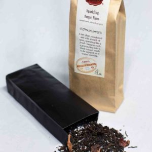 Online Tea Shop Loose Leaf Black Tea - Sparkling Sugar Plum Leaves in Bag Tart Plum Winter