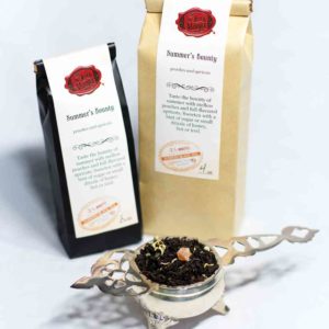 Online Tea Shop Loose Leaf Black Tea - Summer's Bounty Bags and Leaves Peach Apricot Summer Iced