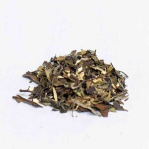 Online Tea Shop Loose Leaf White Tea - Ginger Peach White Leaves Organic Spice Upset Stomach