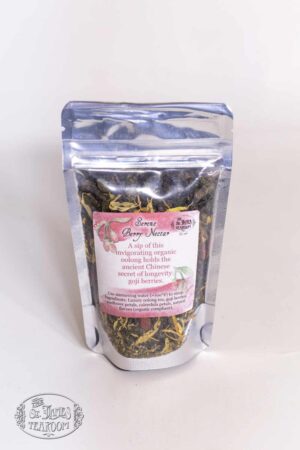Online Tea Shop Oonolng and Pouchong Tea - Serene Berry Nectar Bag 1oz back