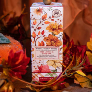 Online Tea Shop Gifts - Fall Leaves and Flowers Lotion Gift