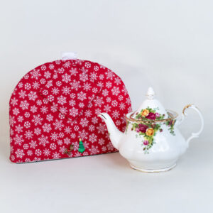 Online Tea shop gifts for tea lovers Tea cozy Charming Snowflakes