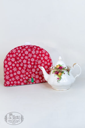 Online Tea shop gifts for tea lovers Tea cozy Charming Snowflakes