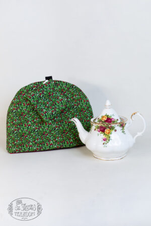 Online Tea shop gifts for tea lovers Tea cozy Winter Holly Berries